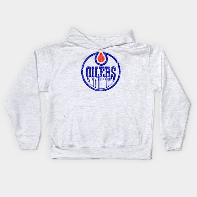 Nova Scotia Oilers Kids Hoodie by MindsparkCreative